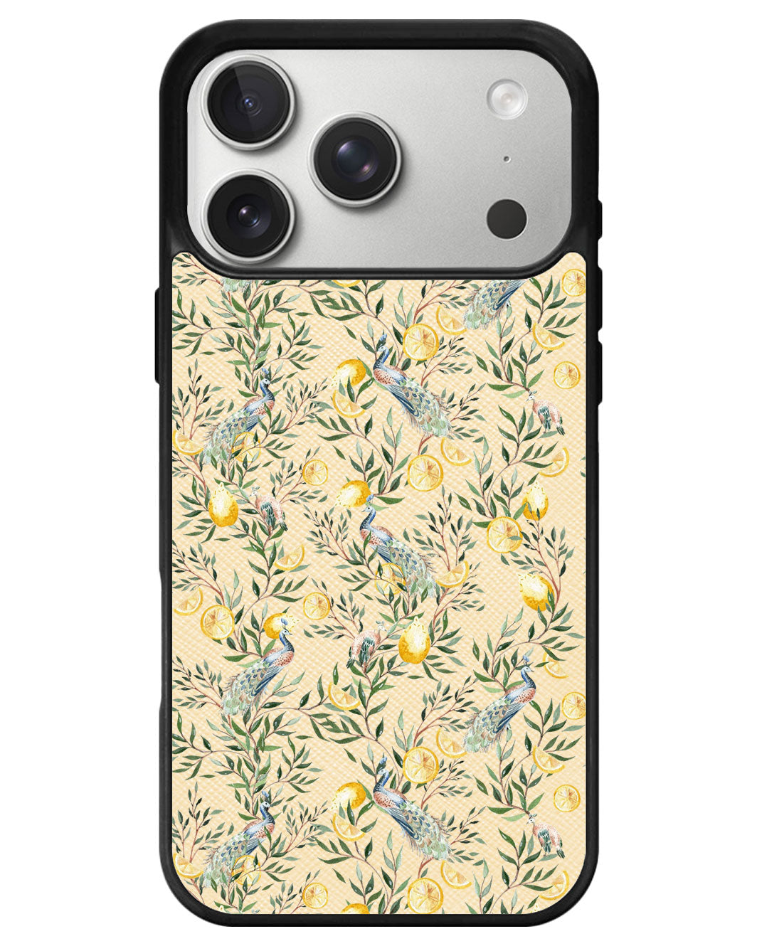 iPhone Leather Grip - Limone