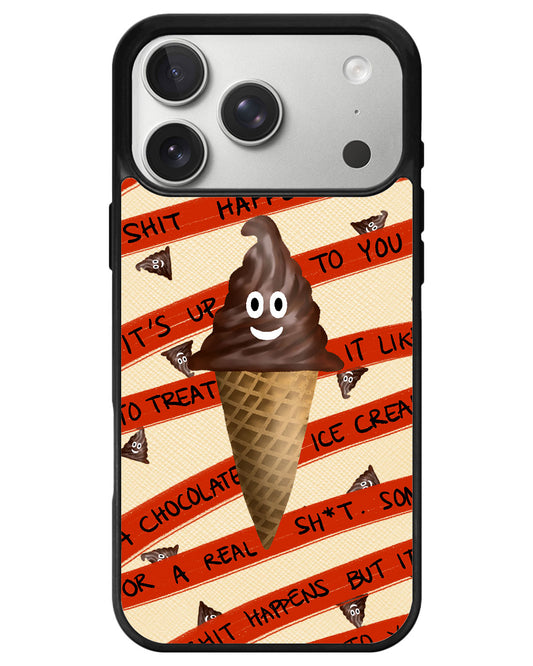 iPhone Leather Grip - Oh! Sh*t Happens