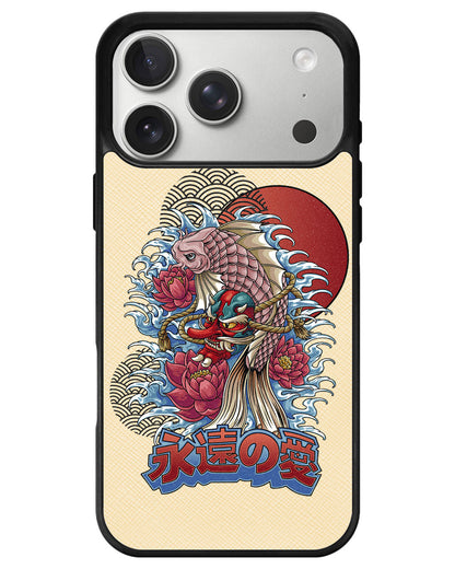 iPhone Leather Grip - Oni Koi
