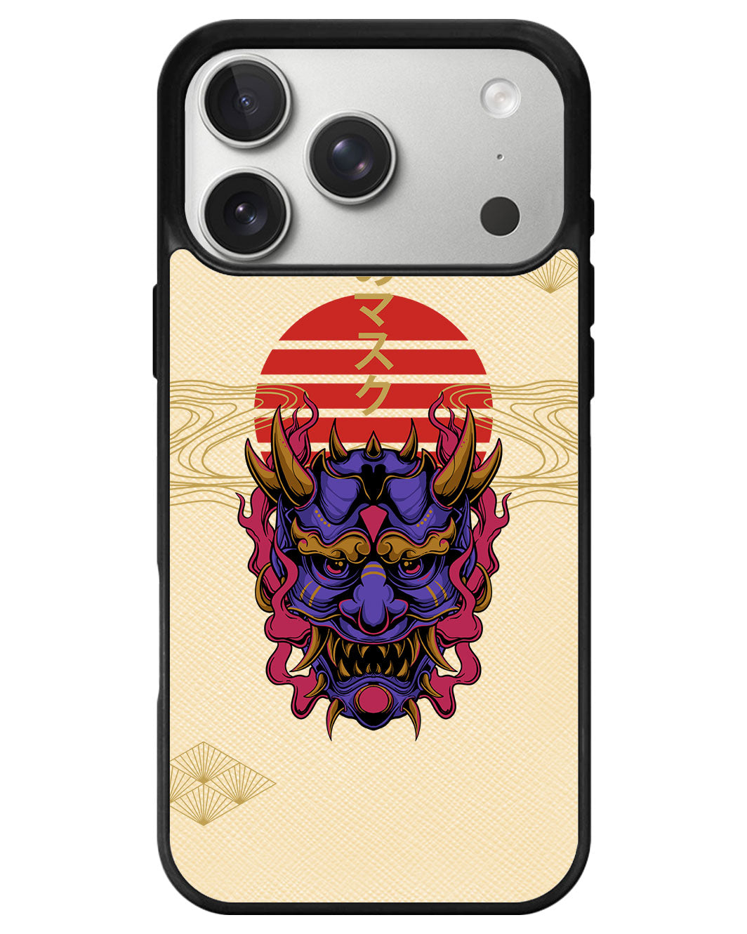 iPhone Leather Grip - Oni Mask