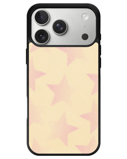 iPhone Leather Grip - Pink Star