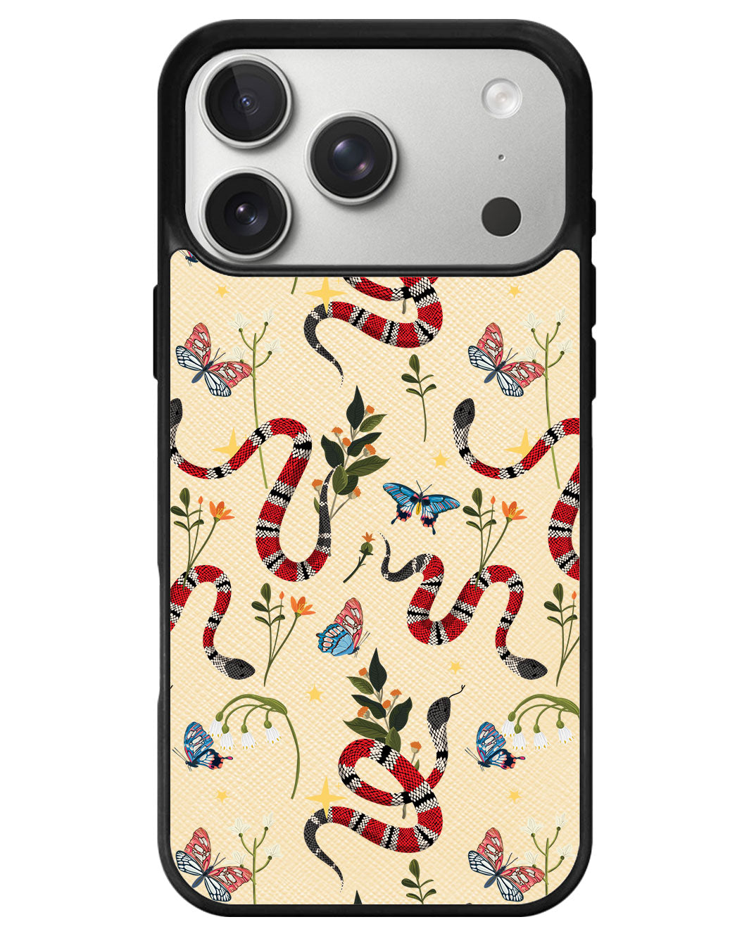 iPhone Leather Grip - Serpente