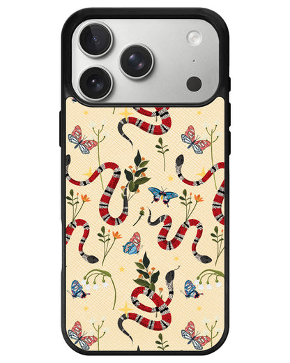 iPhone Leather Grip - Serpente