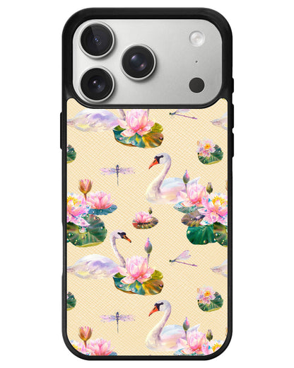 iPhone Leather Grip - Swan