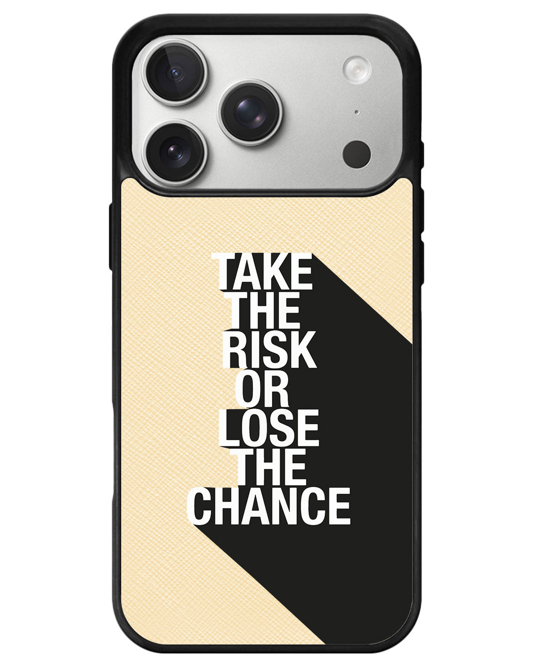 iPhone Leather Grip - Take The Risk