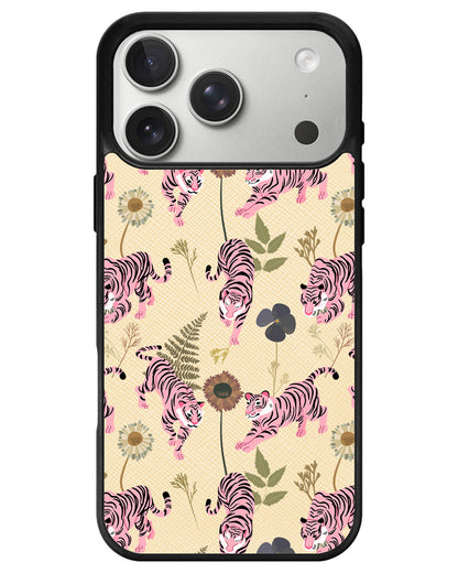 iPhone Leather Grip - Tigre Rosa