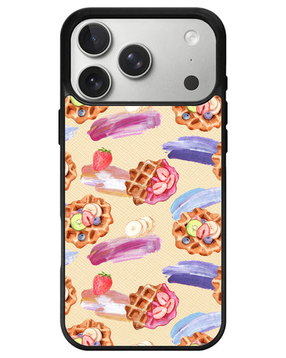 iPhone Leather Grip - Waffles