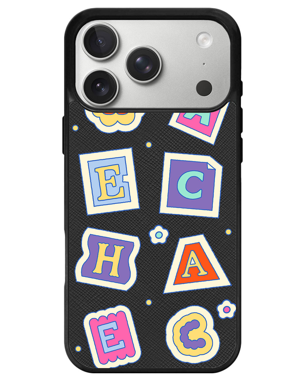 iPhone Leather Grip - Adorable Monogram 3.0