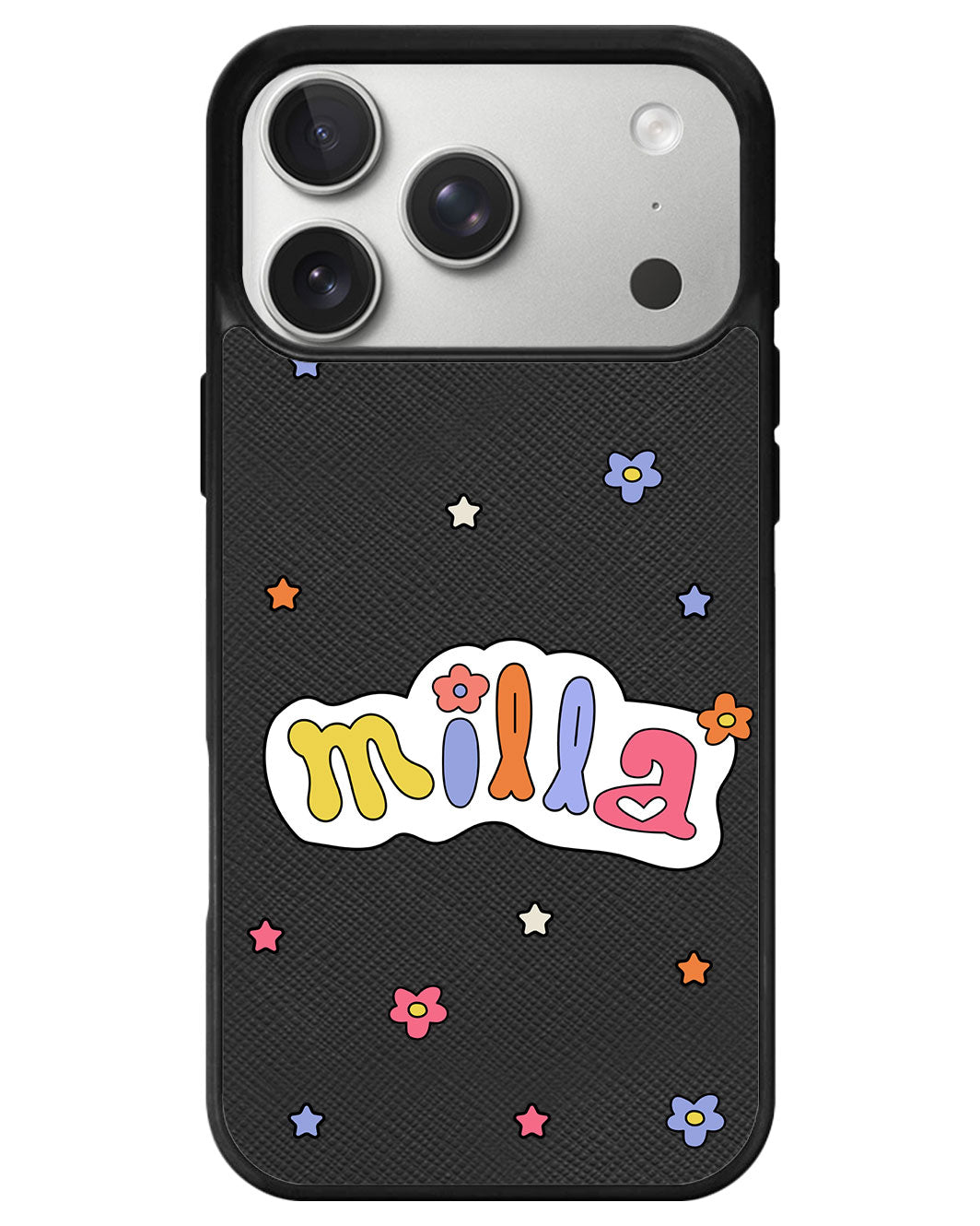iPhone Leather Grip - Adorable Monogram 5.0