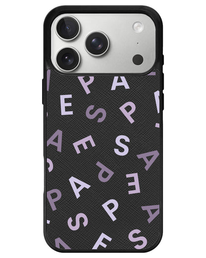iPhone Leather Grip - Aespa Monogram