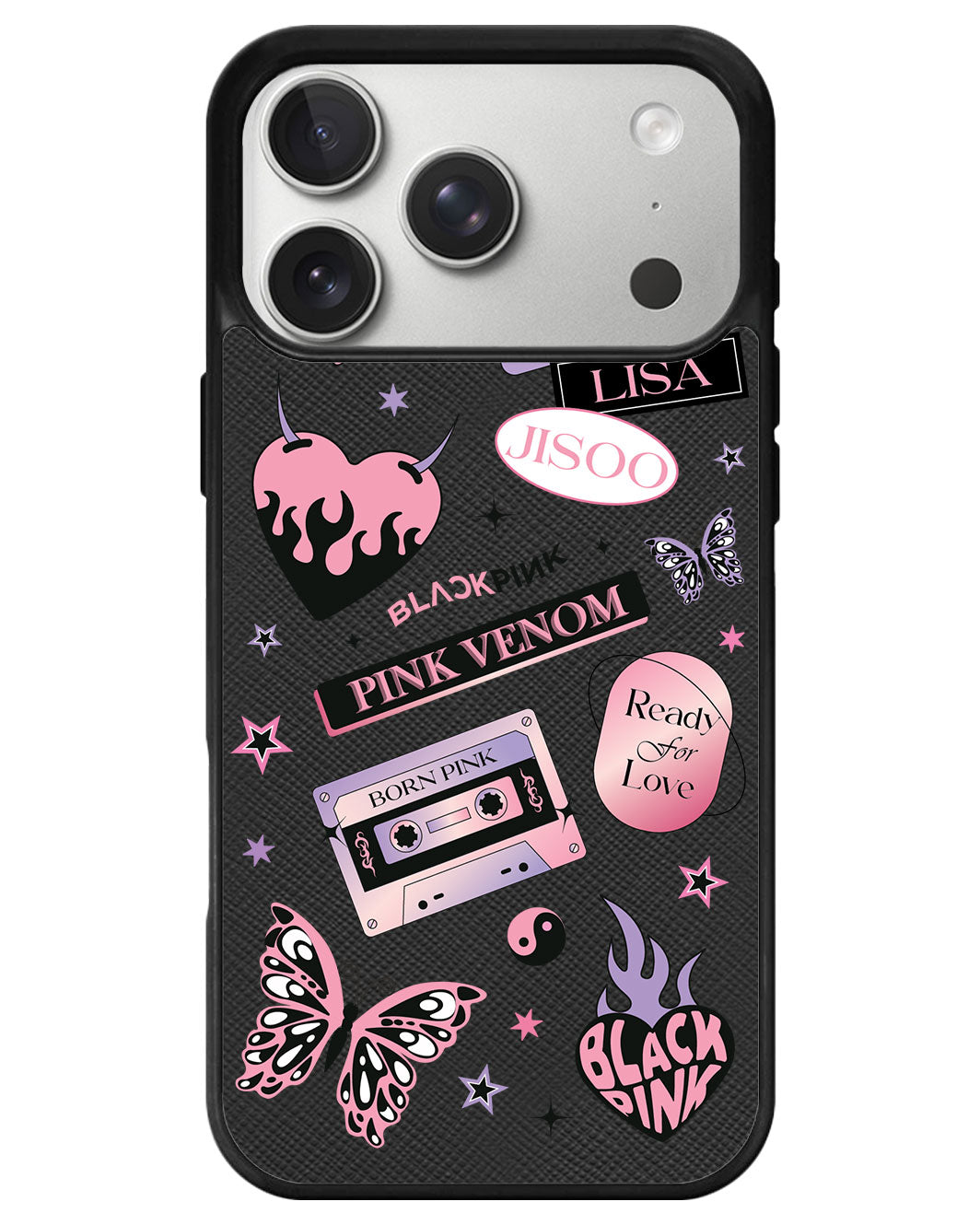 iPhone Leather Grip - Blackpink Born Pink