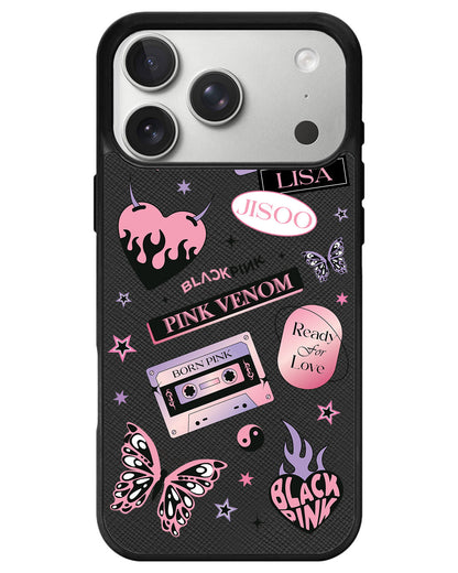 iPhone Leather Grip - Blackpink Born Pink
