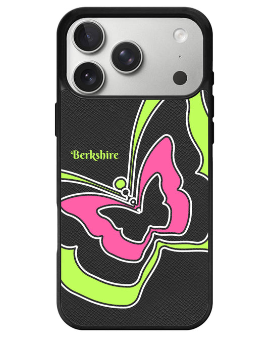 iPhone Leather Grip - Butterfly Pattern 3.0