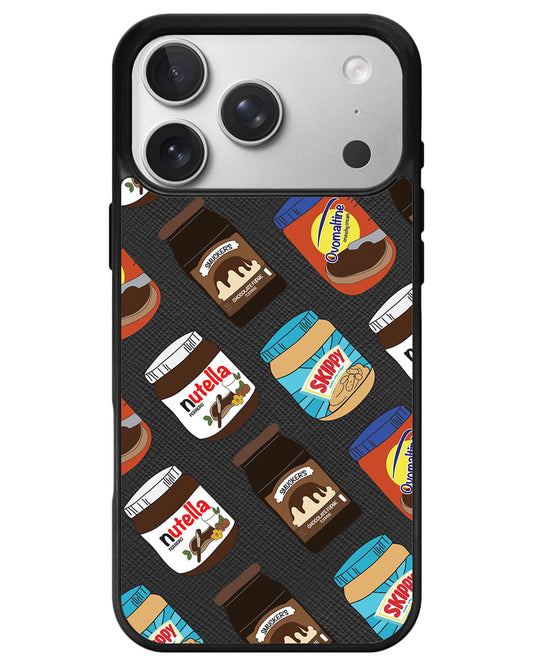 iPhone Leather Grip - Choco Spread