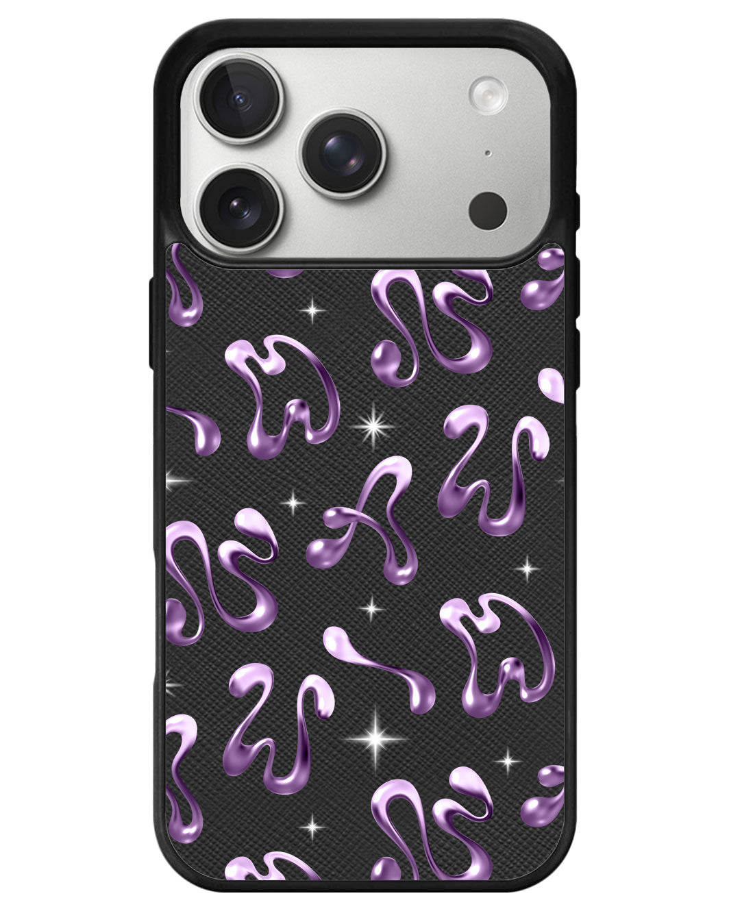 iPhone Leather Grip - Chrome Monogram 4.0