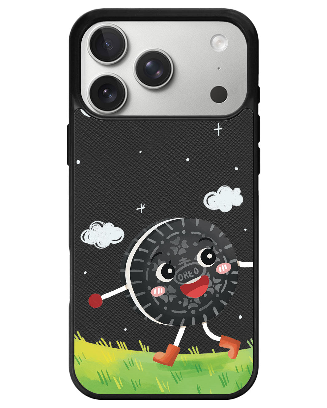 iPhone Leather Grip - Cookies to Milk (Couple Case)