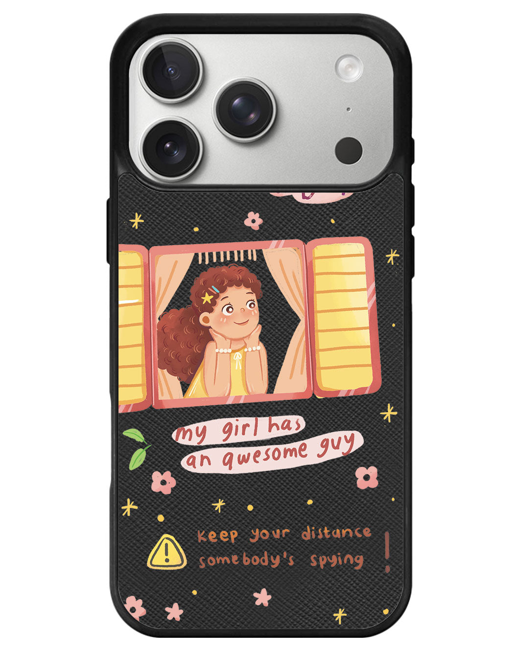 iPhone Leather Grip - Crush Girl (Couple Case)