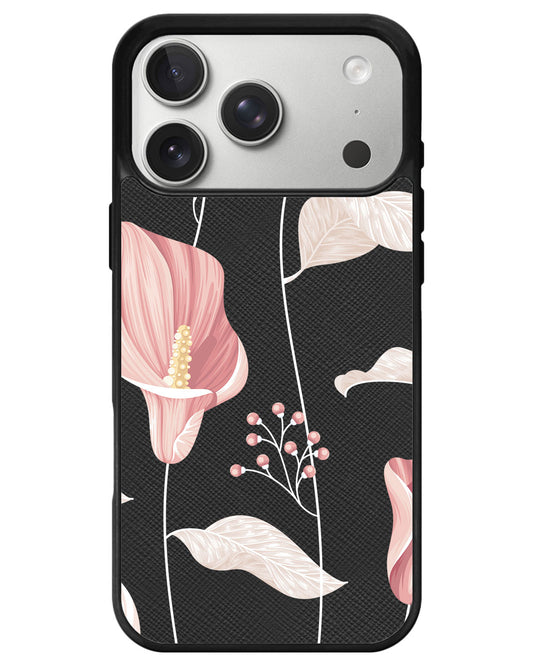 iPhone Leather Grip - Easter Lily