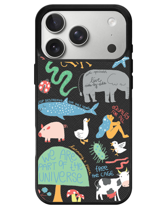 iPhone Leather Grip - Equality
