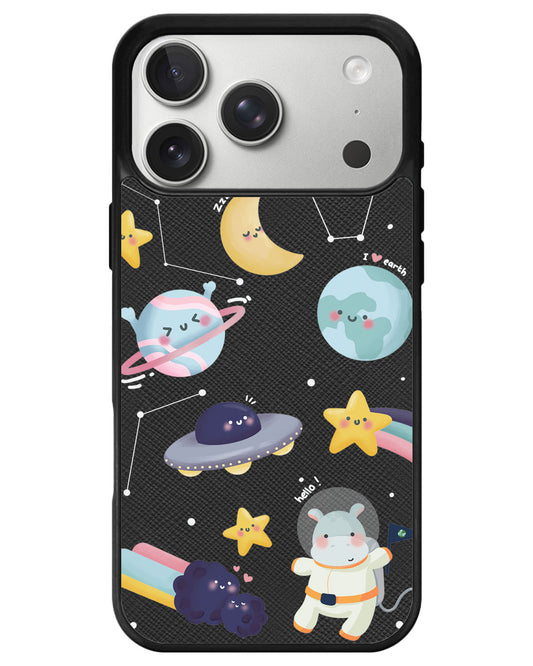 iPhone Leather Grip - Galaxy (Artevefacts)