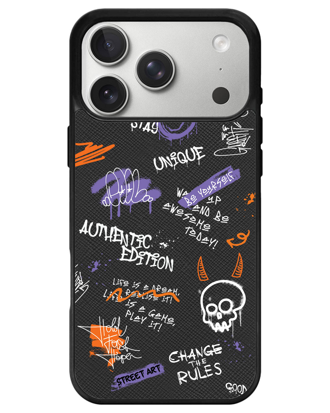 iPhone Leather Grip - Graffiti 1.0