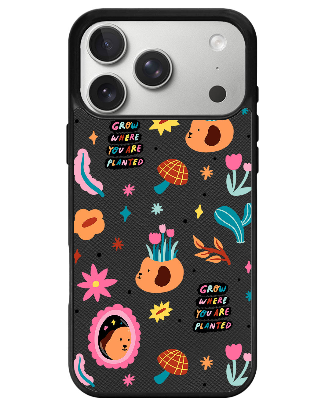 iPhone Leather Grip - Grow and Bloom