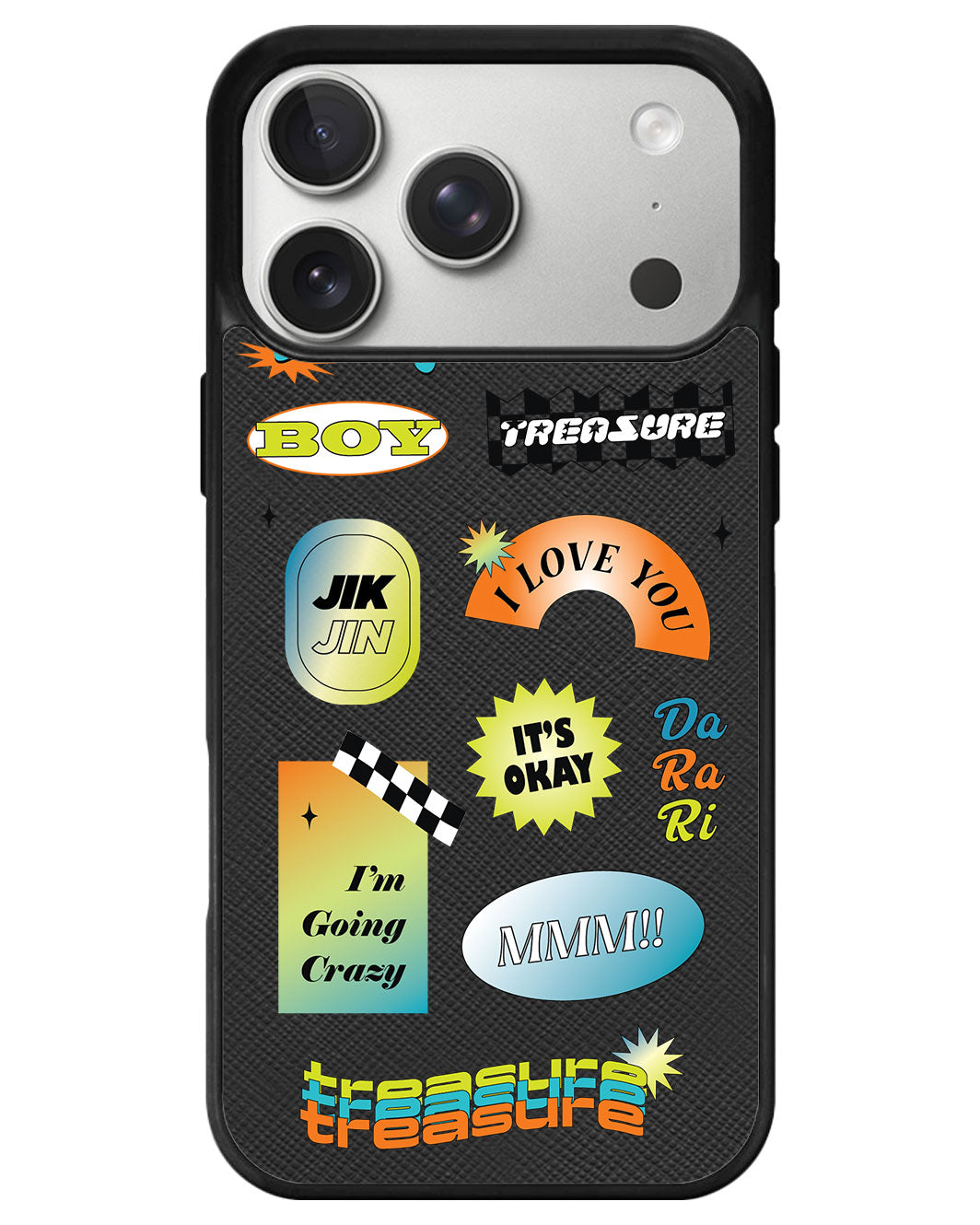 iPhone Leather Grip - Helllo Treasure
