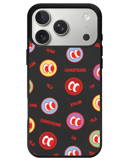 iPhone Leather Grip - ITZY Monogram