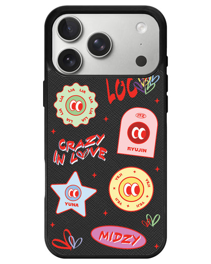 iPhone Leather Grip - ITZY Sticker Pack