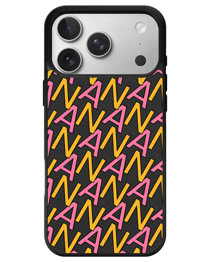 iPhone Leather Grip - Initial Monogram 3.0