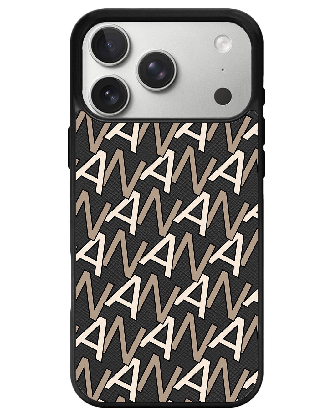iPhone Leather Grip - Initial Monogram 4.0