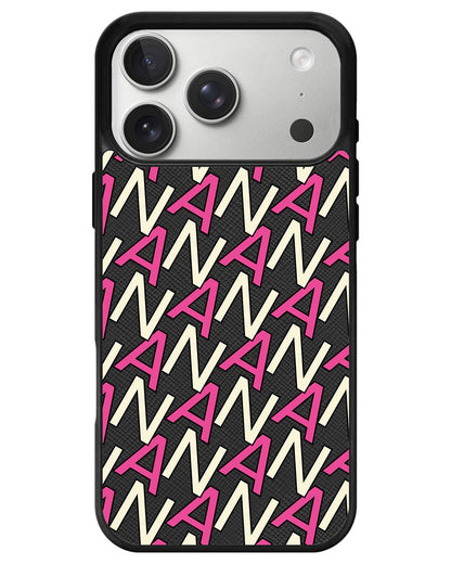 iPhone Leather Grip - Initial Monogram 6.0