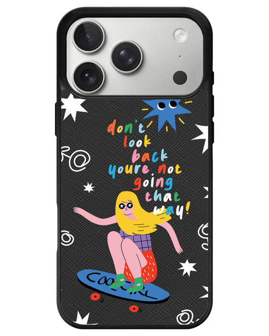 iPhone Leather Grip - Keep Moving