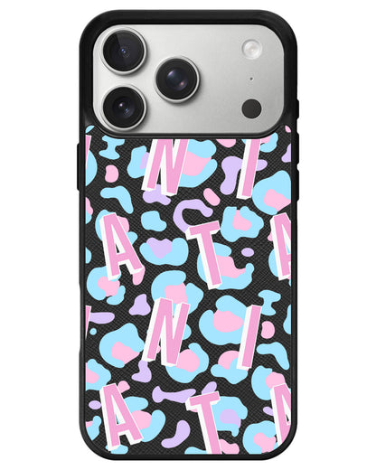 iPhone Leather Grip - Leopard Monogram 6.0