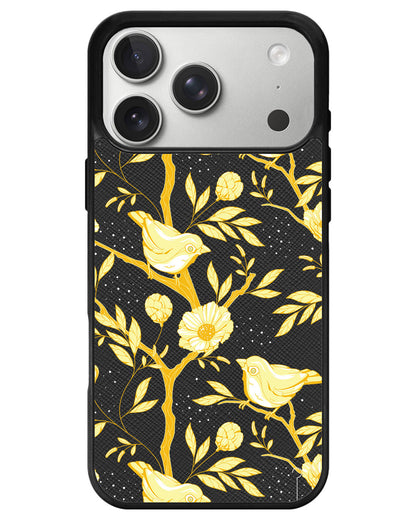 iPhone Leather Grip - Lovebird Monochrome 2.0