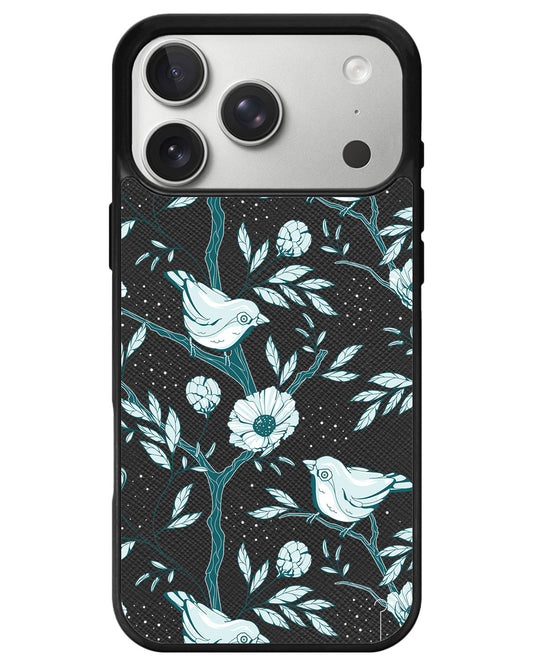 iPhone Leather Grip - Lovebird Monochrome 6.0