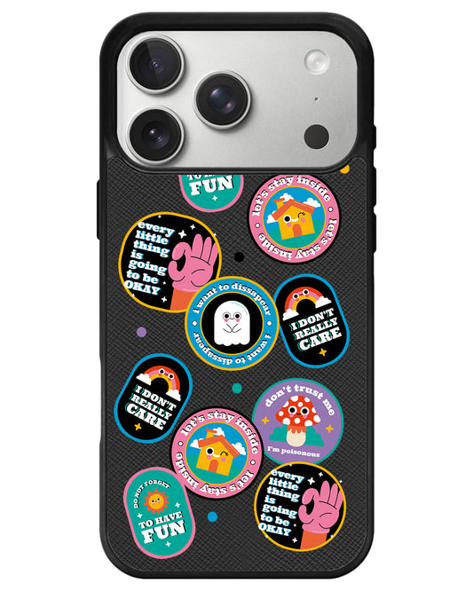 iPhone Leather Grip - Monster Sticker Pack