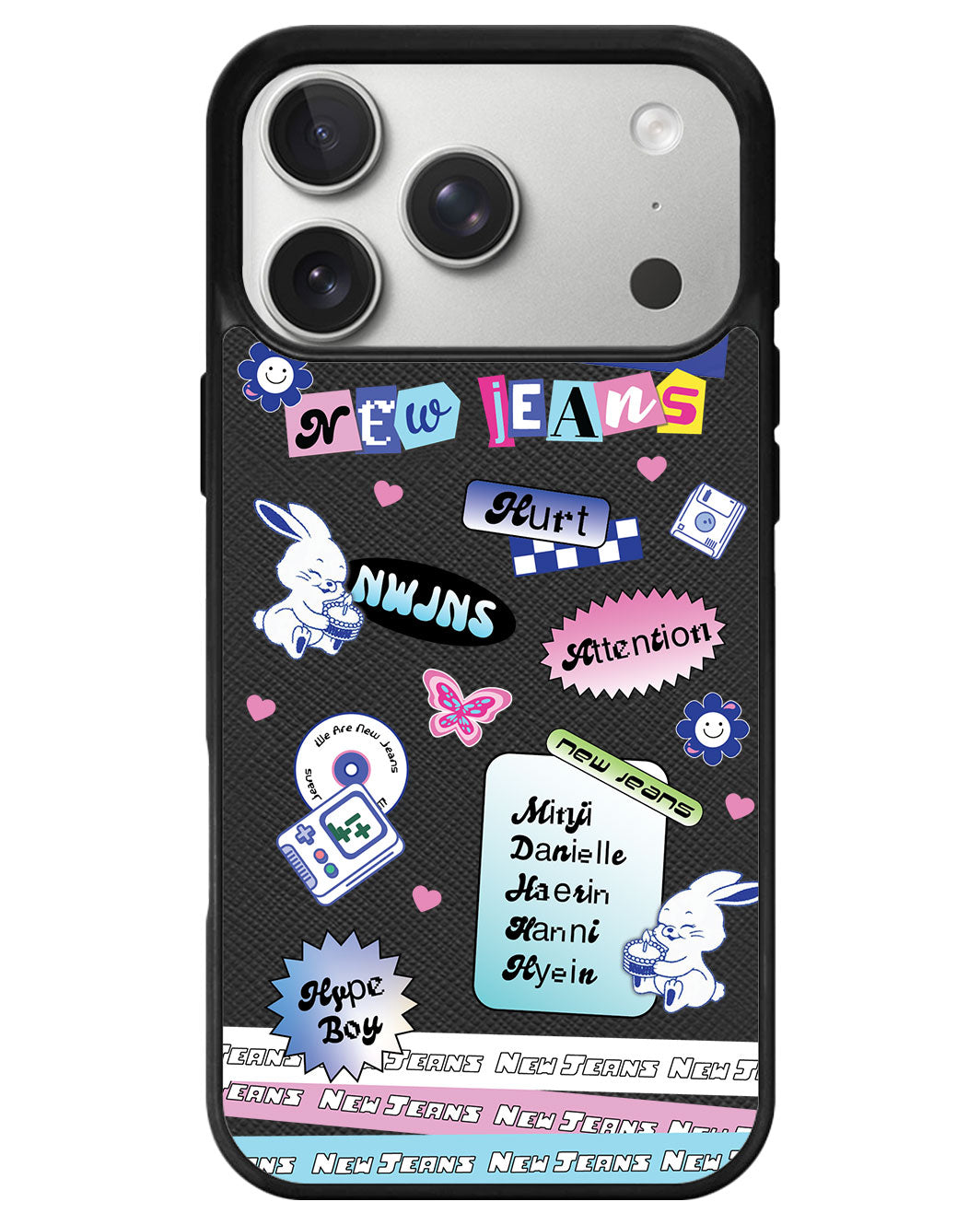 iPhone Leather Grip - New Jeans Sticker