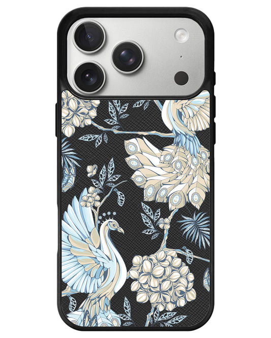 iPhone Leather Grip - Peacock 5.0