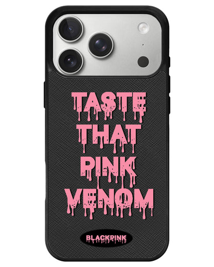 iPhone Leather Grip - Pink Venom