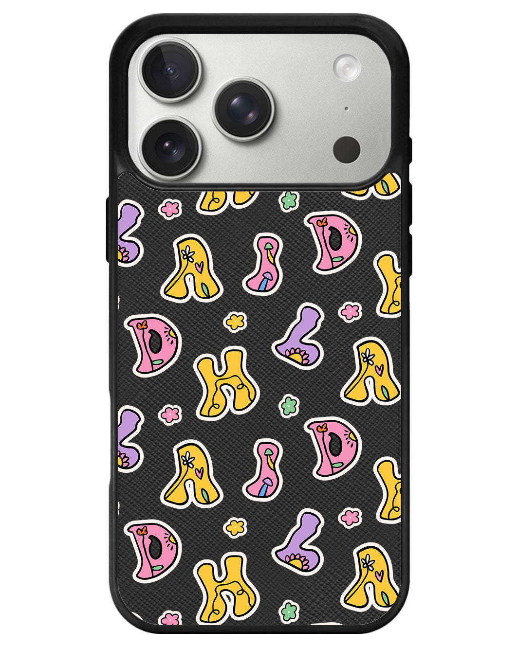 iPhone Leather Grip - Playful Monogram 7.0