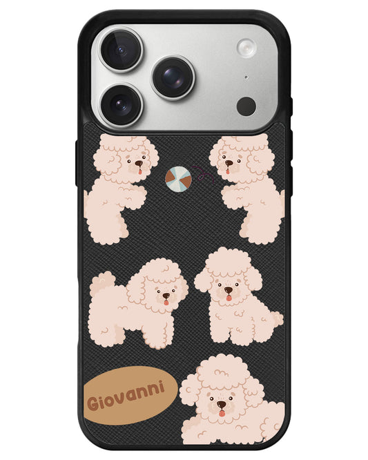 iPhone Leather Grip - Poodle Squad 2.0