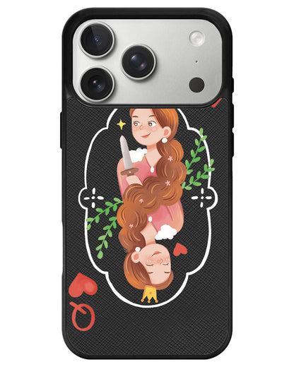 iPhone Leather Grip - Queen