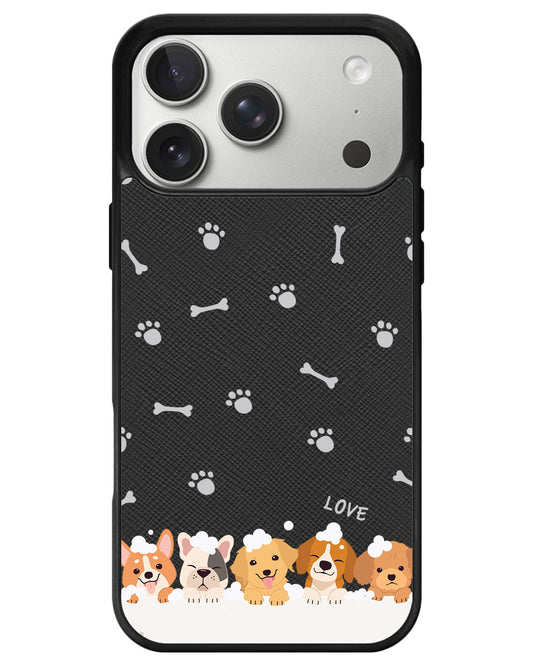iPhone Leather Grip - Ruff Family 2.0