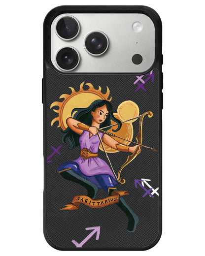iPhone Leather Grip - Sagitarius