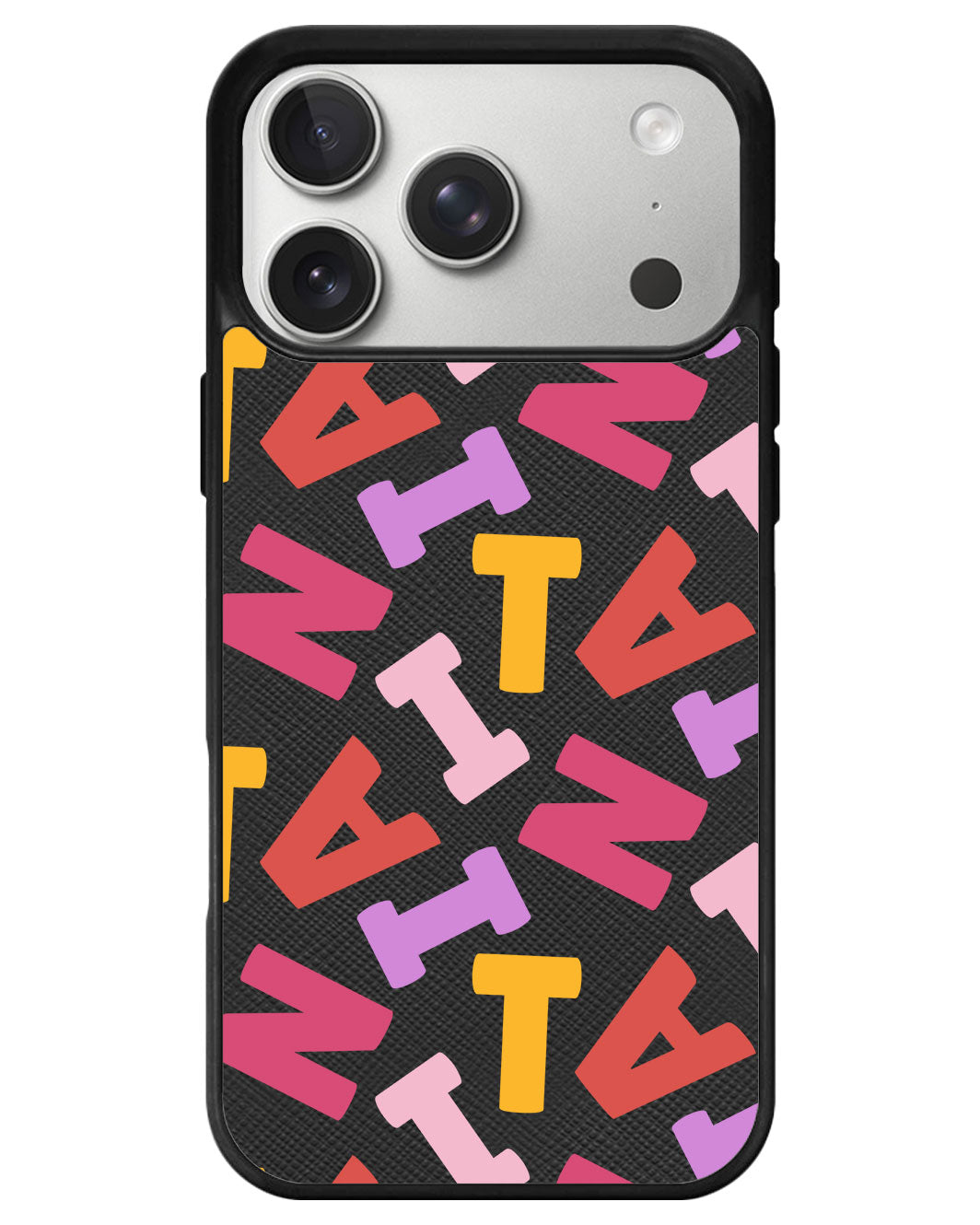iPhone Leather Grip - Scattered Monogram 1.0