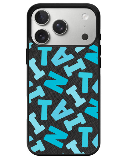 iPhone Leather Grip - Scattered Monogram 5.0