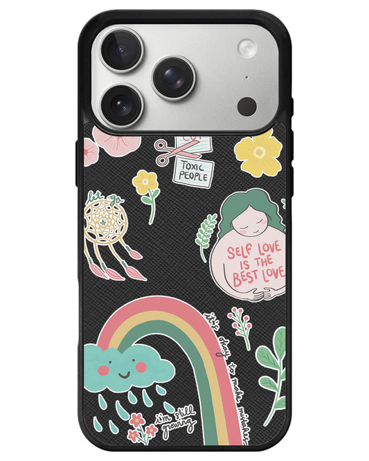 iPhone Leather Grip - Self Love