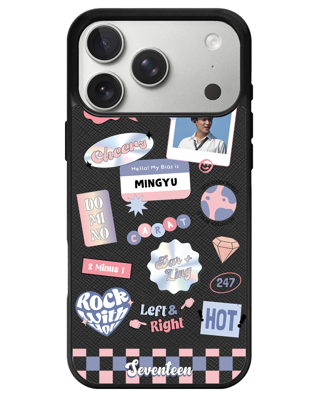 iPhone Leather Grip - Seventeen World