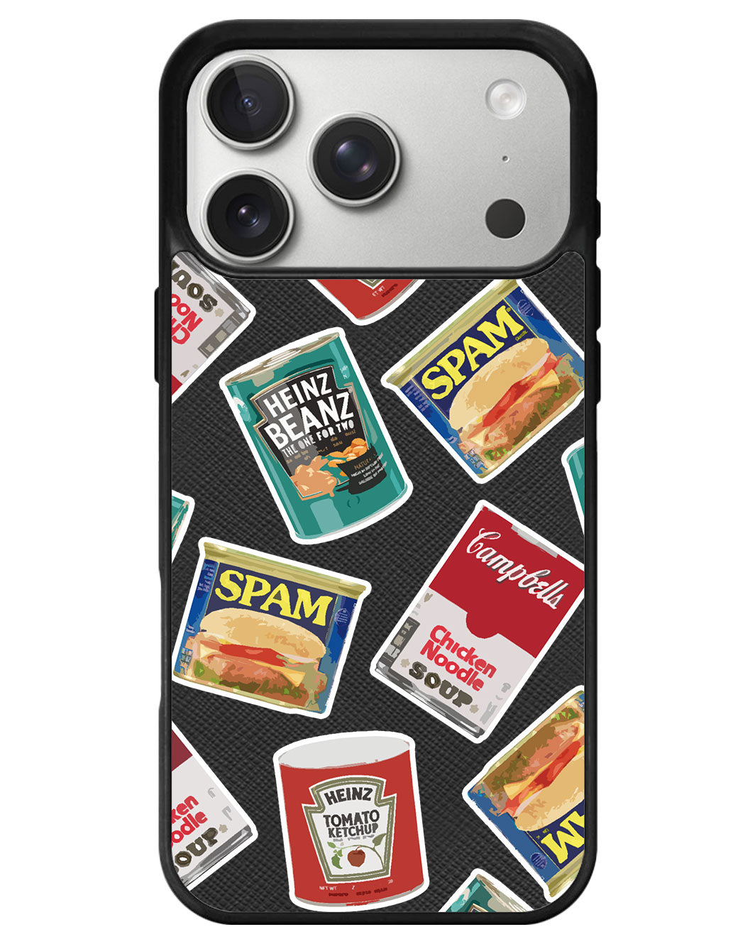 iPhone Leather Grip - Tinned Food